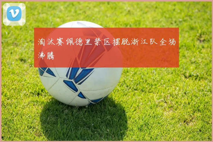淘汰赛佩德里禁区摆脱浙江队全场沸腾